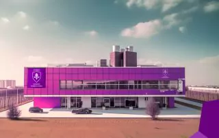 Steinbeis Augsburg Business School Gebäude im KI-Stil